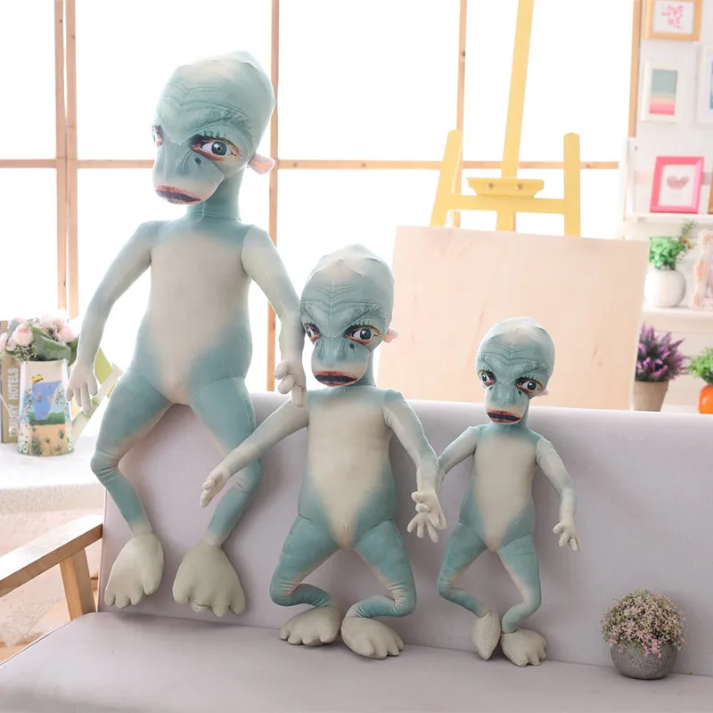 

Подушка плюшевая мультяшная, 3D имитация инопланетянина, мягкая смешная диванная игрушка, подарок для детей, 60-80 см