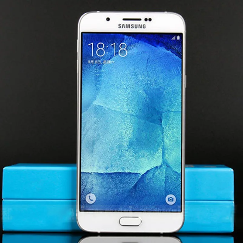 Unlocked Original Samsung Galaxy A8 A8000 Mobile Phone 16.0MP Camera 5.7'' 16GB Octa core Dual sim card Free Shipping | Мобильные