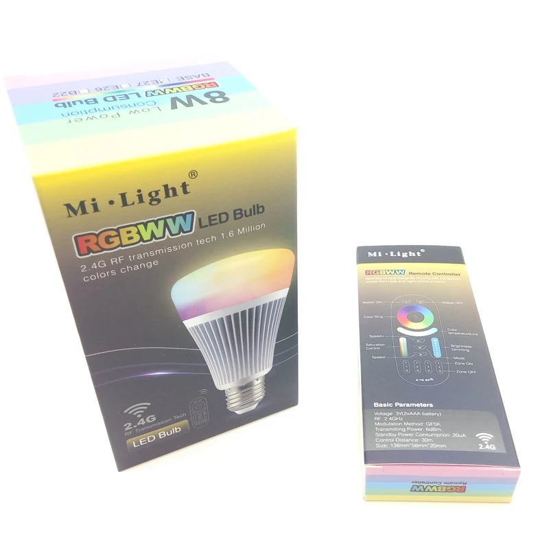 Светодиодная лампа MiLight E27 9 Вт 2 4 ГГц с пультом ДУ|led solar lamp|led lamp street lightled factory |