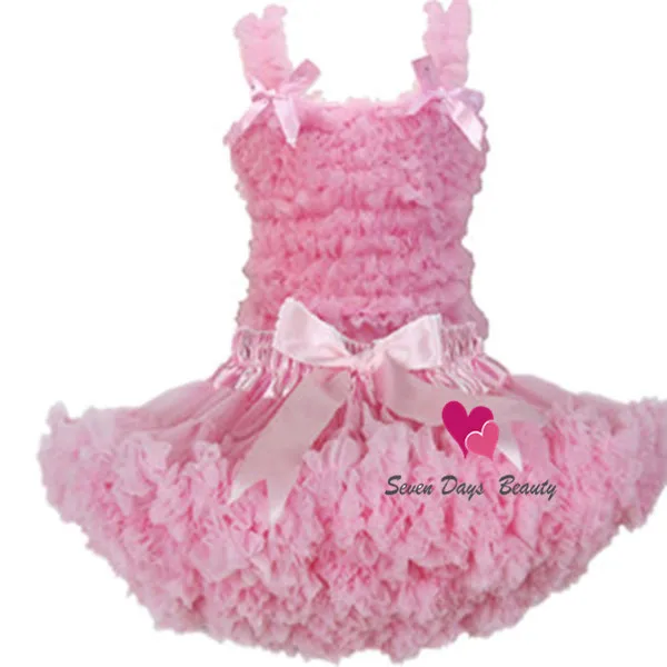 Детская одежда шифоновое платье-пачка с оборками для девочек балетное платье