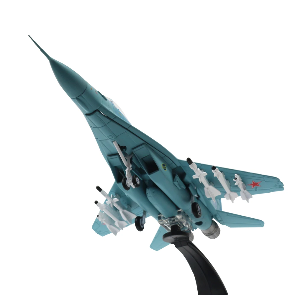 1/100 весов российский ВВС MiG 29 светильник Боевая модель литья под давлением