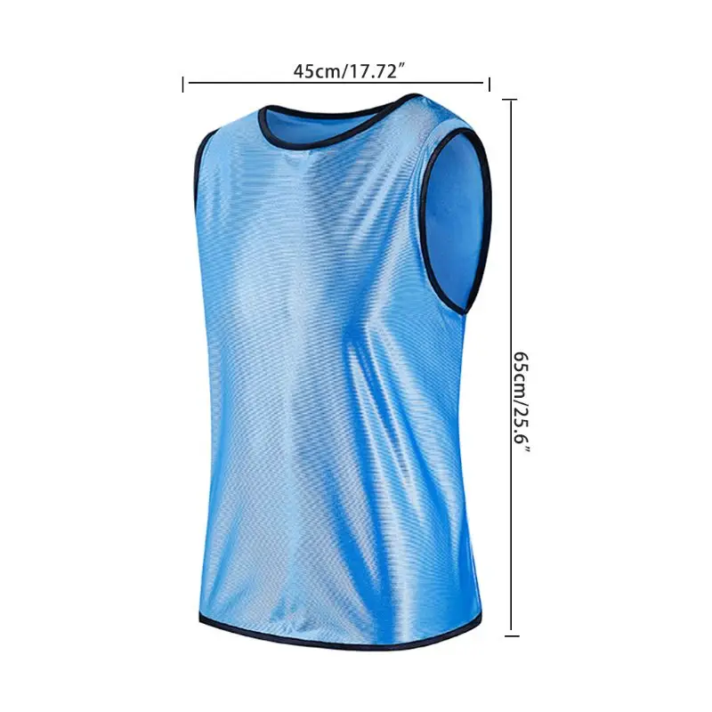 

Sleeveless Soccer Training Team Vest Football Jerseys Sports Shirts Adults Breathable For Men Women Basketball Grouping