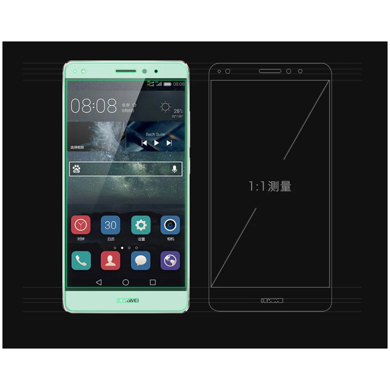 Защитное стекло 9H премиум класса закаленное для Huawei Mate 8 9 S Защитная пленка всего