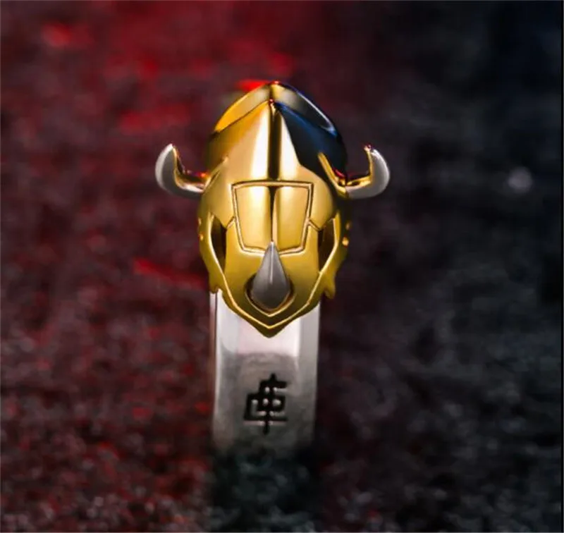 Кольцо Аниме Digimon Приключения на 15 ю годовщину wargraymon Omegamon кольцо из серебра 925
