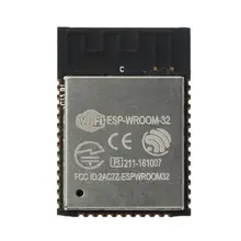 ESP32 WROOM 32 двухъядерный 32Mbits 4MB SPI flash UART Mode SMD модуль|Запасные части|