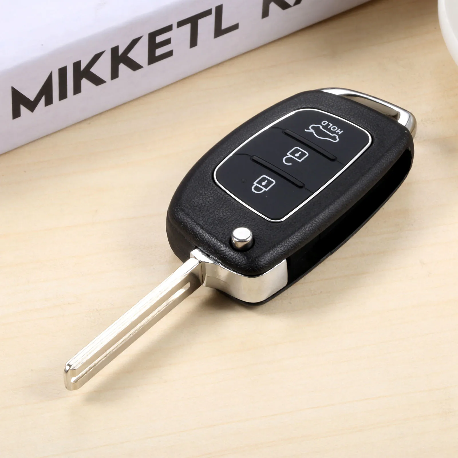 3 кнопки дистанционного ключа складной Флип 433 МГц ID46 для Elantra Avante Sonata Santa Fe Eon Click