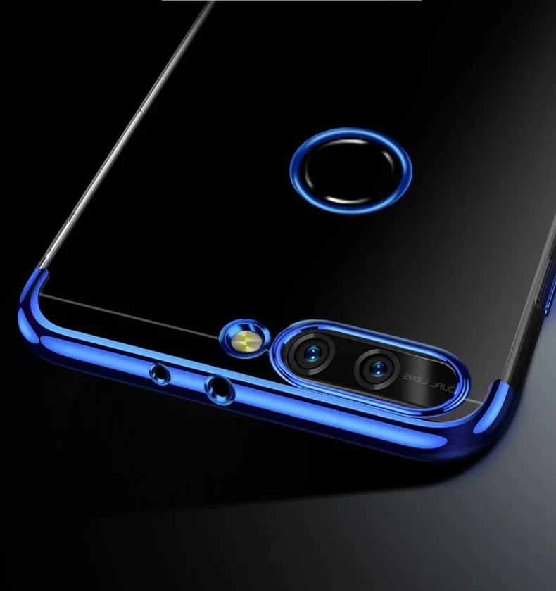 Силиконовый мягкий чехол для Huawei Honor V10 7Plus 7X 6A 9 lite с гальваническим покрытием Magic