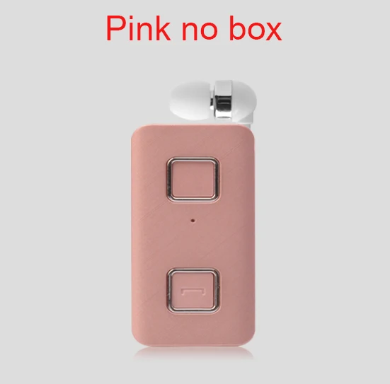 Pink with opp bag K35 CSR DSP Беспроводная bluetooth-гарнитура Вибрирующая оповещение о ношении зажим для рук гарнитура в деловом стиле - Цвет: Pink with opp bag