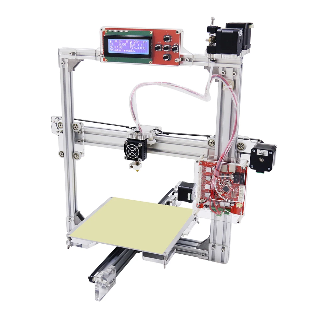 Anet A2 Алюминий металлический 3D печать DIY три Demensional насадка TF карты офлайн ЖК