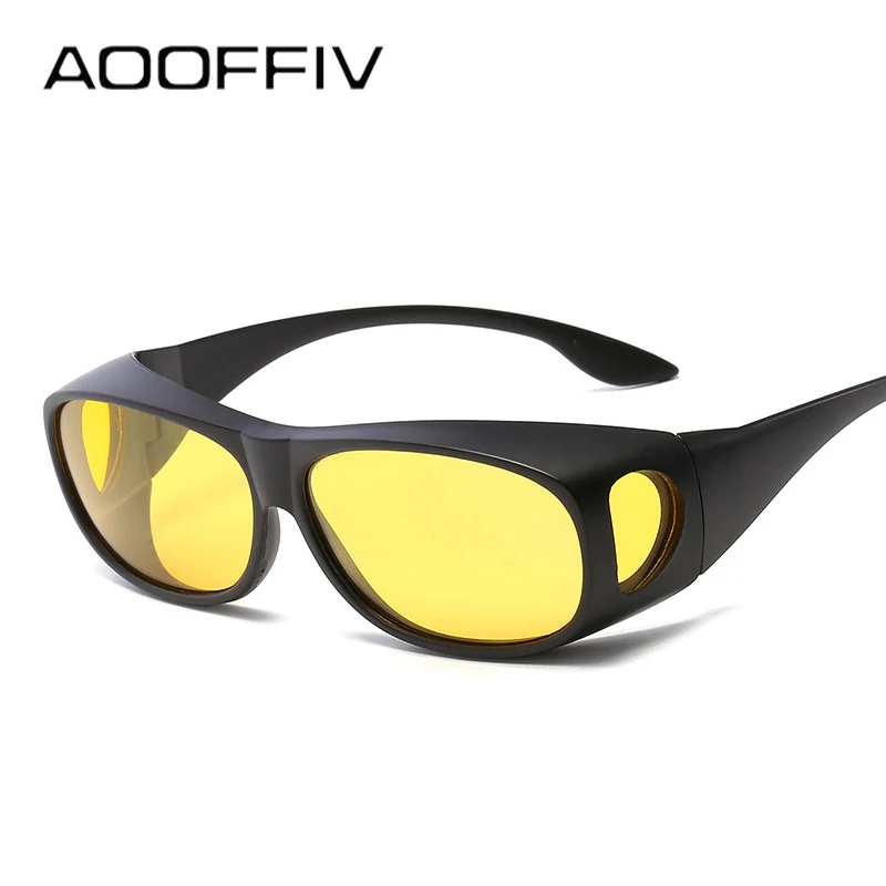 AOOFFIV поляризационные солнцезащитные очки для мужчин модные HD ночного видения