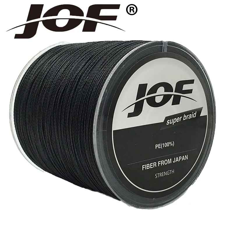 JOF 8 нитей соткет 300 м очень сильный Япония Multifilament ПЭ 8 плетеная леска 15 20 30 40 50 60 80 120 150 200LB - Цвет: JOF8P300black