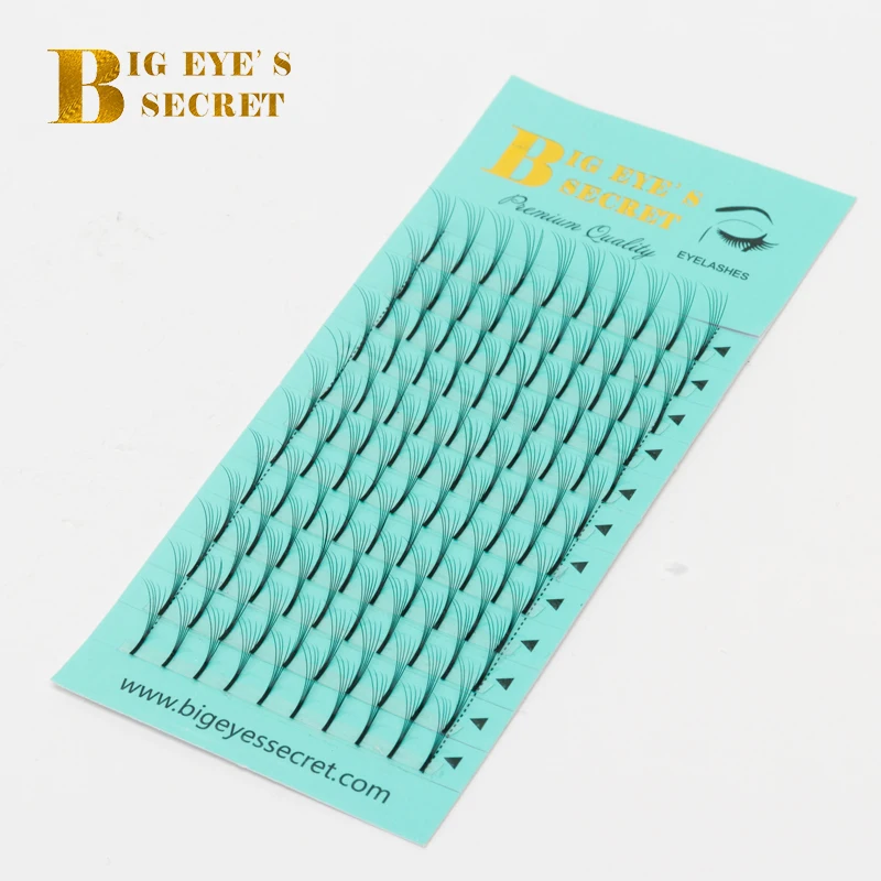 Big eye's secret Eyelash Extension premade volume fans 2D 3D 4D 5D long stem volume  premade fans