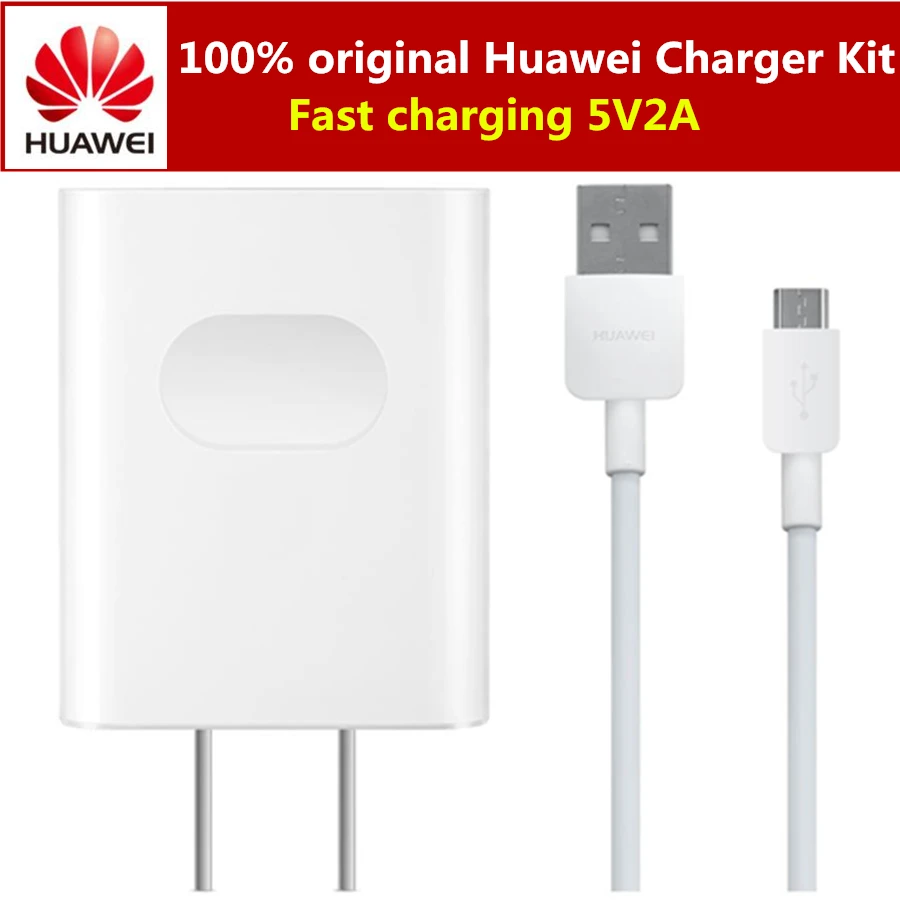 Оригинальное зарядное устройство Huawei Quick Charge 2 0 5V1A 5V2A USB адаптер зарядный кабель в