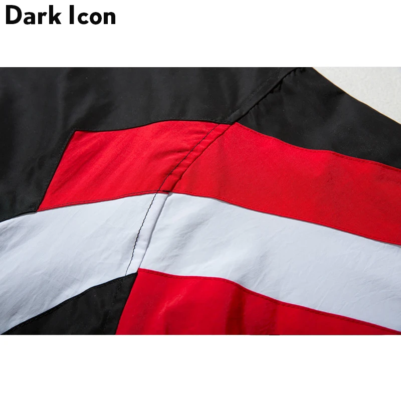 DARKICON цветной блок стоячий воротник уличная Мужская куртка 2019 Осенние