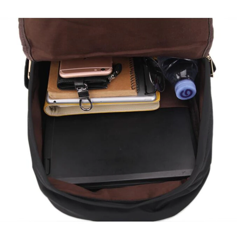 

New Gold Color Women Nylon Backpack For Teenager Girls Backpack Women Casual School Shoulder Bags Waterproof Travel Bag LL859