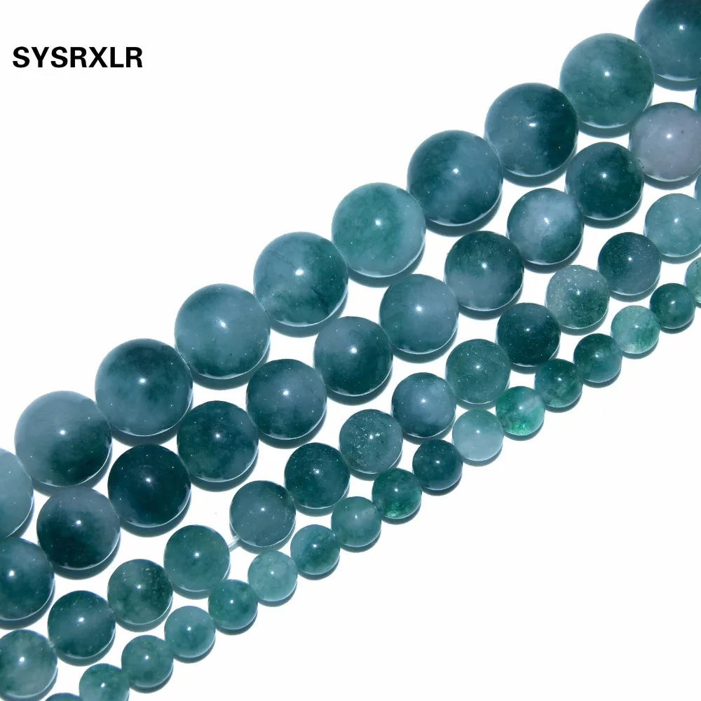 Оптом зеленый натуральный камень Jadee бисер сделай сам для изготовления ювелирных