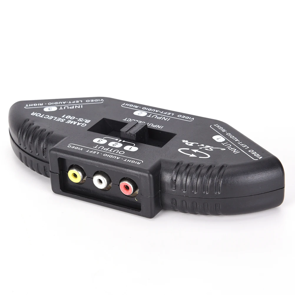 3 ходовой переключатель для аудио и видеосъемки Стандартный с RCA|Кабели VGA| |