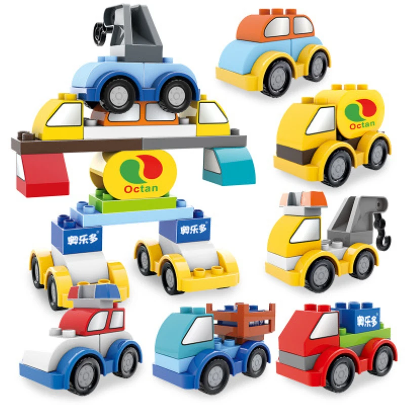 Рождественские подарки 6 шт. Большие размеры кирпичи фигурки совместимы с