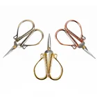 1 шт. 12 см европейские золотые бронзовые медные ножницы для шитья вышивка для рукоделия ножницы для ткани винтажный узор портновские ножницы