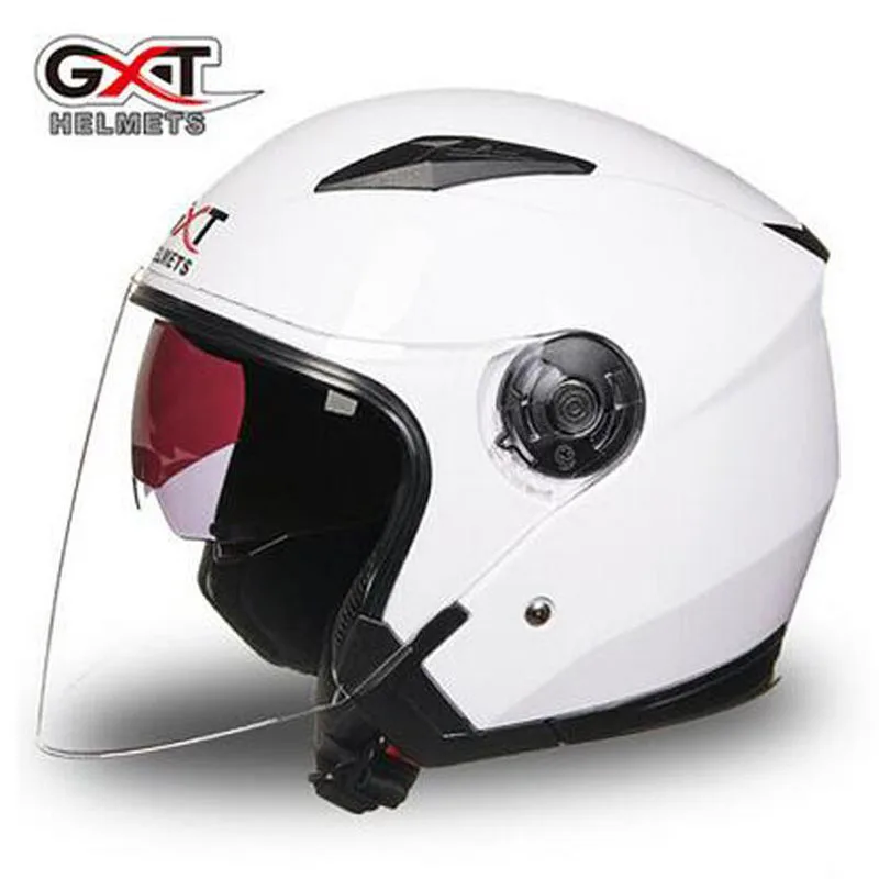 Полулицевые мотоциклетные шлемы GXT с двойными козырьками мотоциклетный шлем на