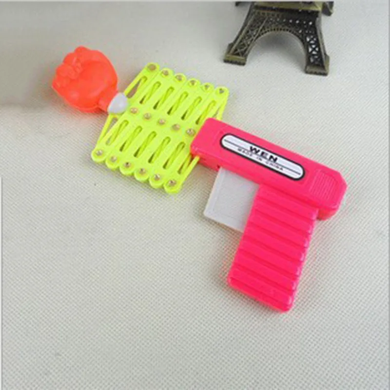 Забавные детские выдвижной пистолет-кулак оригинальные новые перемещения с
