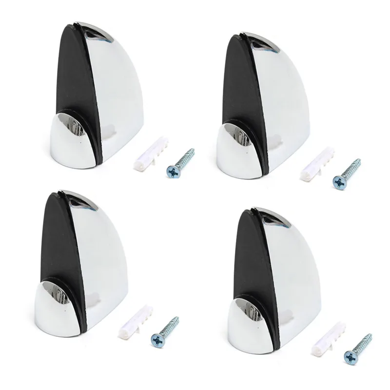 Хит продаж 4 X Хромированные Кронштейны для полки из полированного стекла ванной