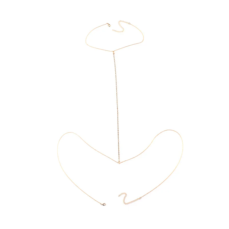 Цепочка IngeSight.Z женская модное ожерелье со звеньями соблазнительная нагрудная