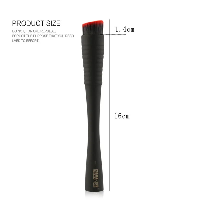 Concave Liquid Foundation Makeup Brushes Pro BB CC Cream Podwer Soft Cosmetic Beauty Essential Angle Flat Top Make Up Brush Tool | Красота и