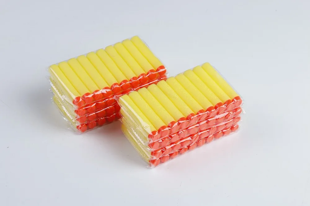 50 шт. для Nerf пулями мягкими дырочку головы 7 2 см заправка игрушка дартс пистолет