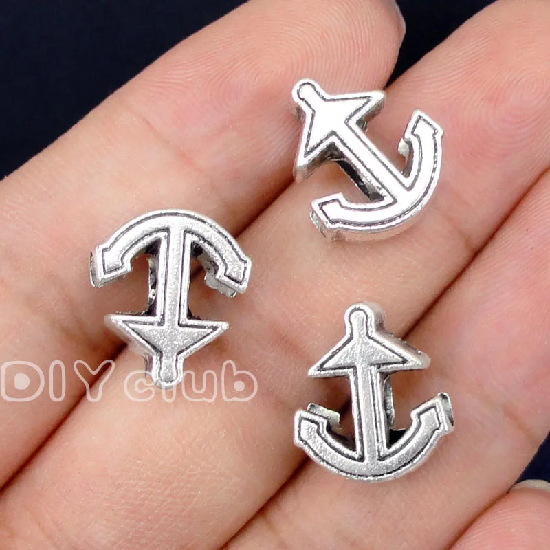 

30pcs-Antique Silver Summer Beads 16x13x7mm