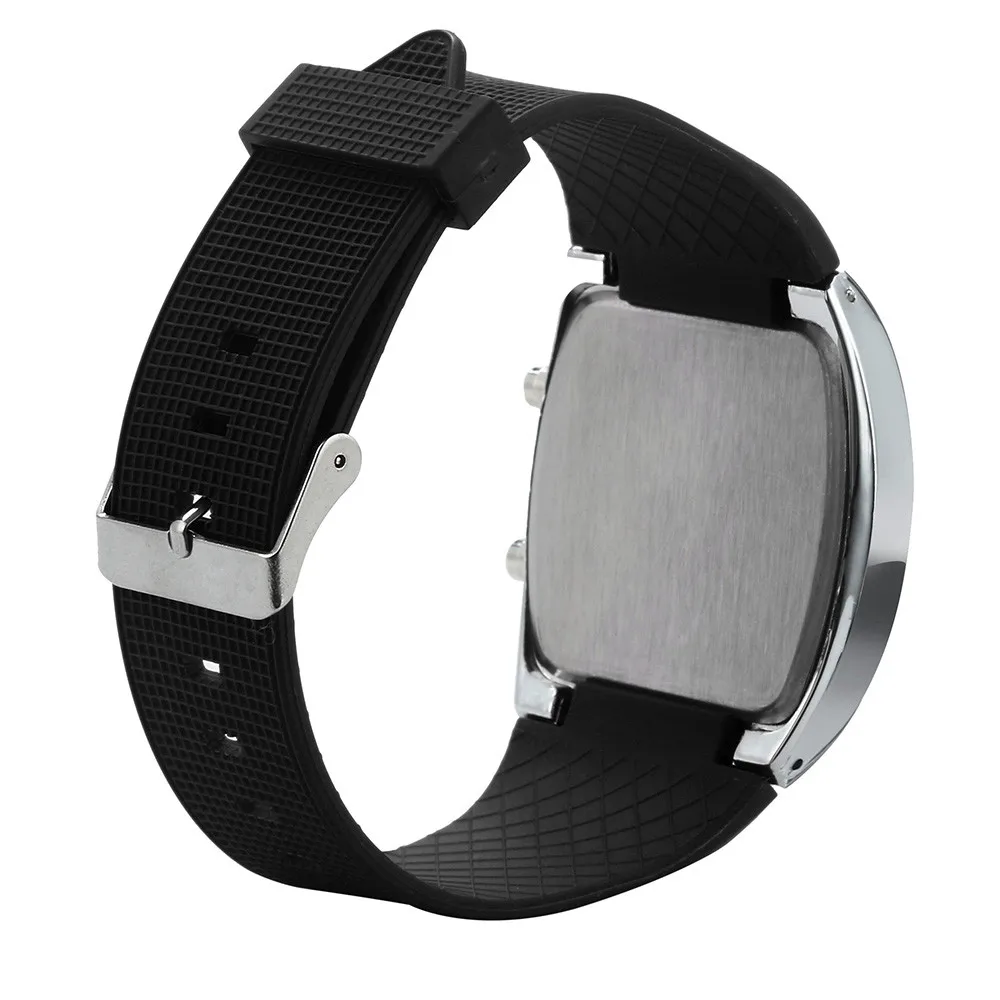 Модные мужские часы со светодиодной подсветкой спидометр Turbo спортивные с