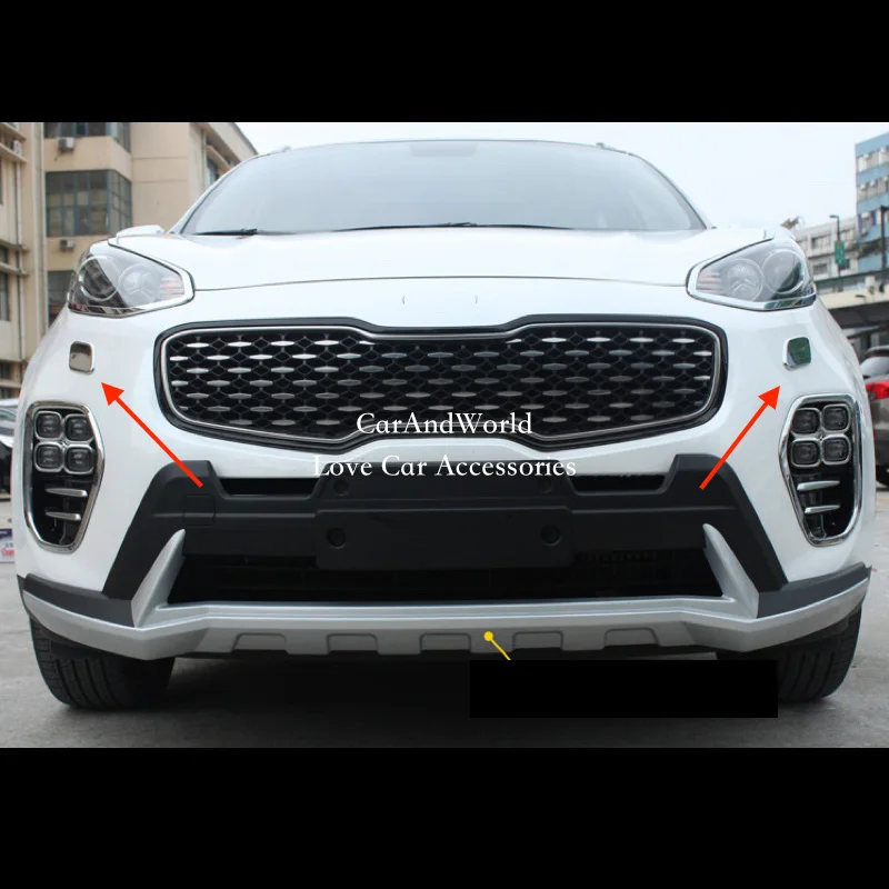 Для KIA Sportage 2016 2017 2018 передняя фара Спрей Крышка для воды головка автомобиля