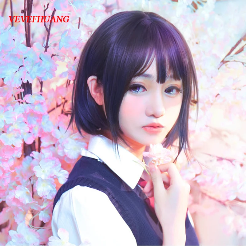 Парик для косплея VEVEFHUANG A + kuzu no honkai парик ханаби ясураока женские парики взрослых