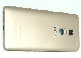 Чехол на заднюю часть батареи для TP-LINK Neffos X1 Lite TP904A передняя рамка мобильного телефона Repalcement arts - Цвет: Battery cover-GD