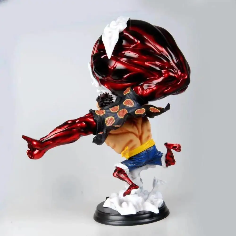 once Piece caliente 39 cm Monkey D. Luffyde Gear fourth Big PVC figura modelo juguetes Luffy batalla Ver figuras Dropshipping. | Дом и сад