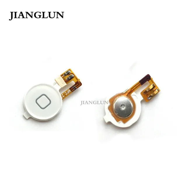 JIANGLUN кнопка домой гибкий кабель в сборе для iPhone 3g 3g S черный/белый - Цвет: White