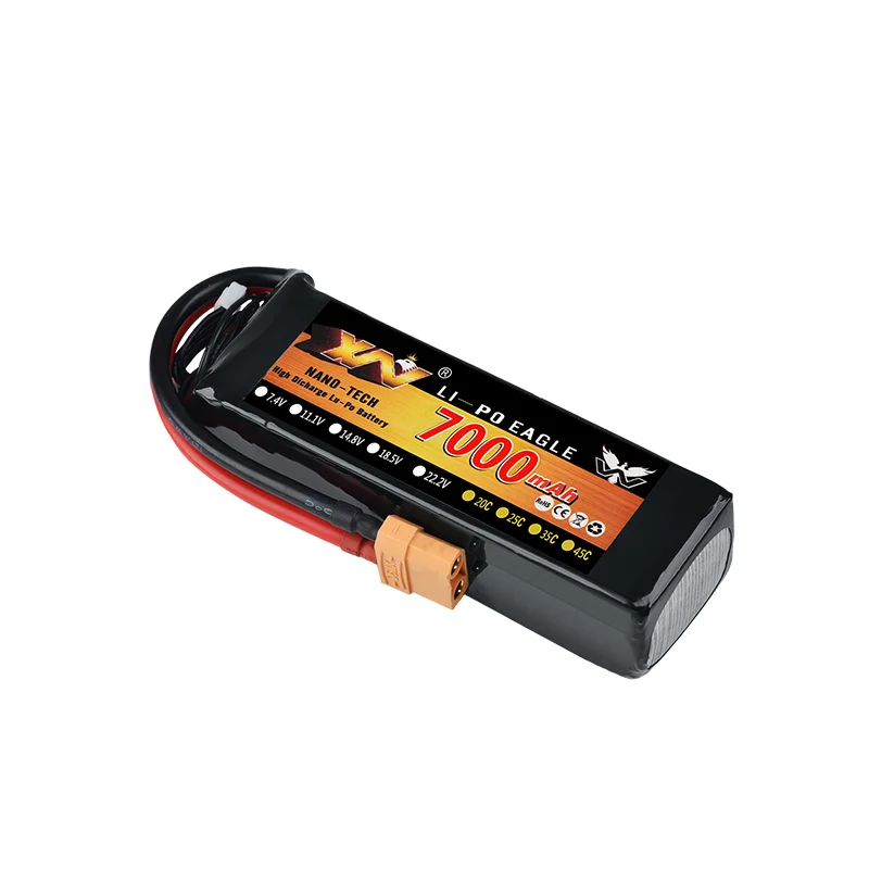 Аккумуляторная батарея XW Power 7 4 V 11 1 14 8 22 2 mAh 30C 2S 3S 4S 6S XT60 T|Детали и аксессуары| |