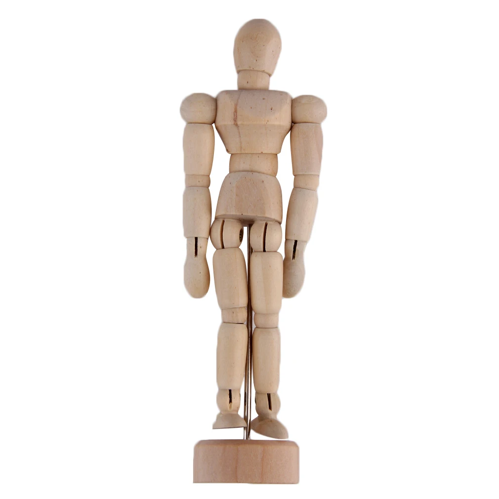 4 point 5 inch YKS 4,5 ''рисовальная модель деревянный мужской манекен шарнирный манекен кукла новая распродажа - Цвет: 4 point 5 inch