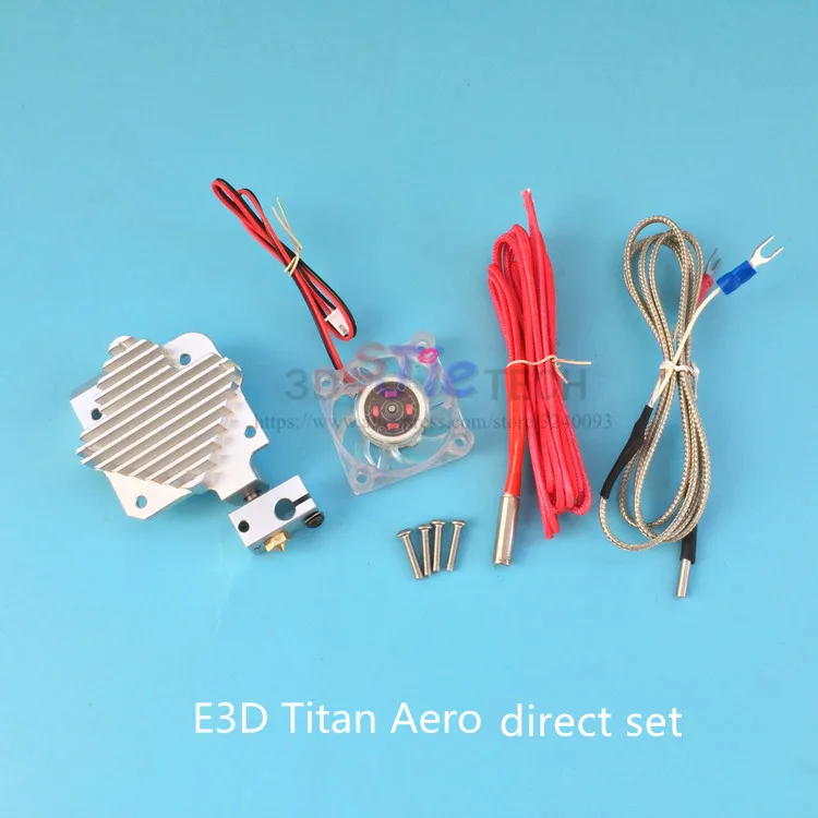 Sjie Titan Aero обновления V6 PT100 Hotend Upgrade kit Titan радиатора M6 M7 для Prusa 3D части принтера