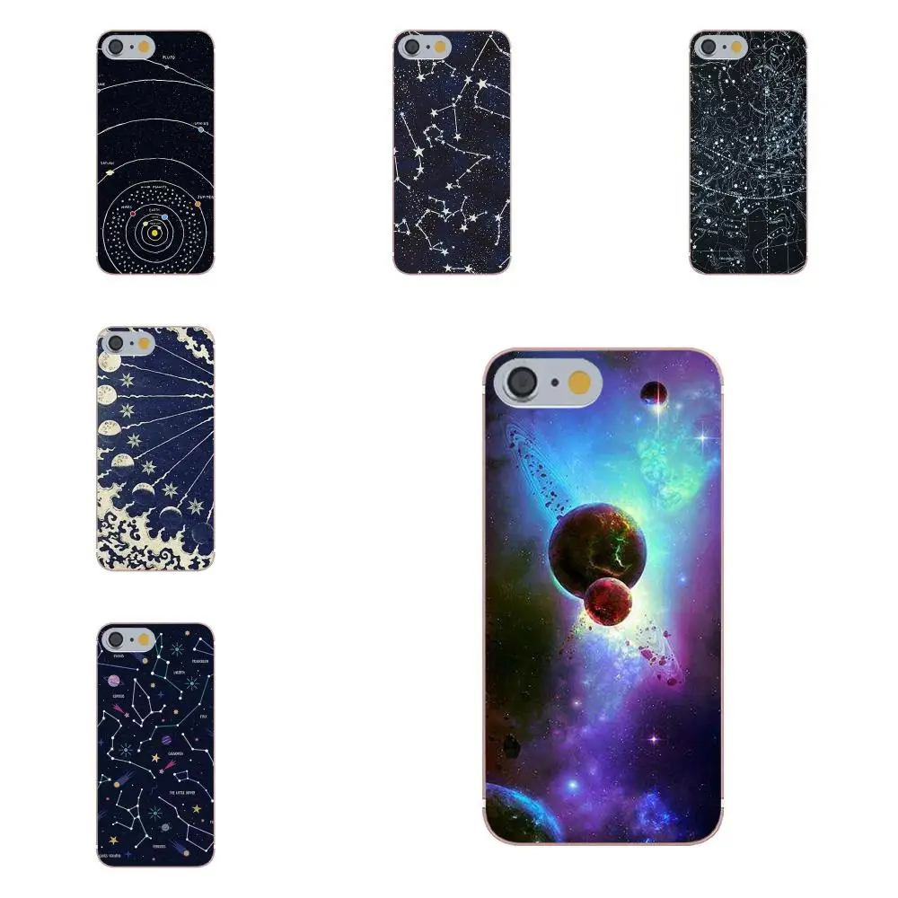 Мягкий мобильный космический корабль планеты Звезды Луна для Xiaomi Redmi 5 4A 3 3S Pro Mi4 Mi4i