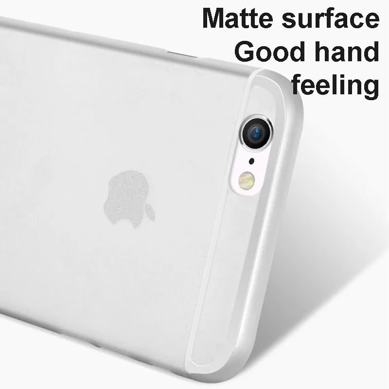 Матовый прозрачный белый мягкий силиконовый чехол из ТПУ для iphone 6 plus 6S защитный