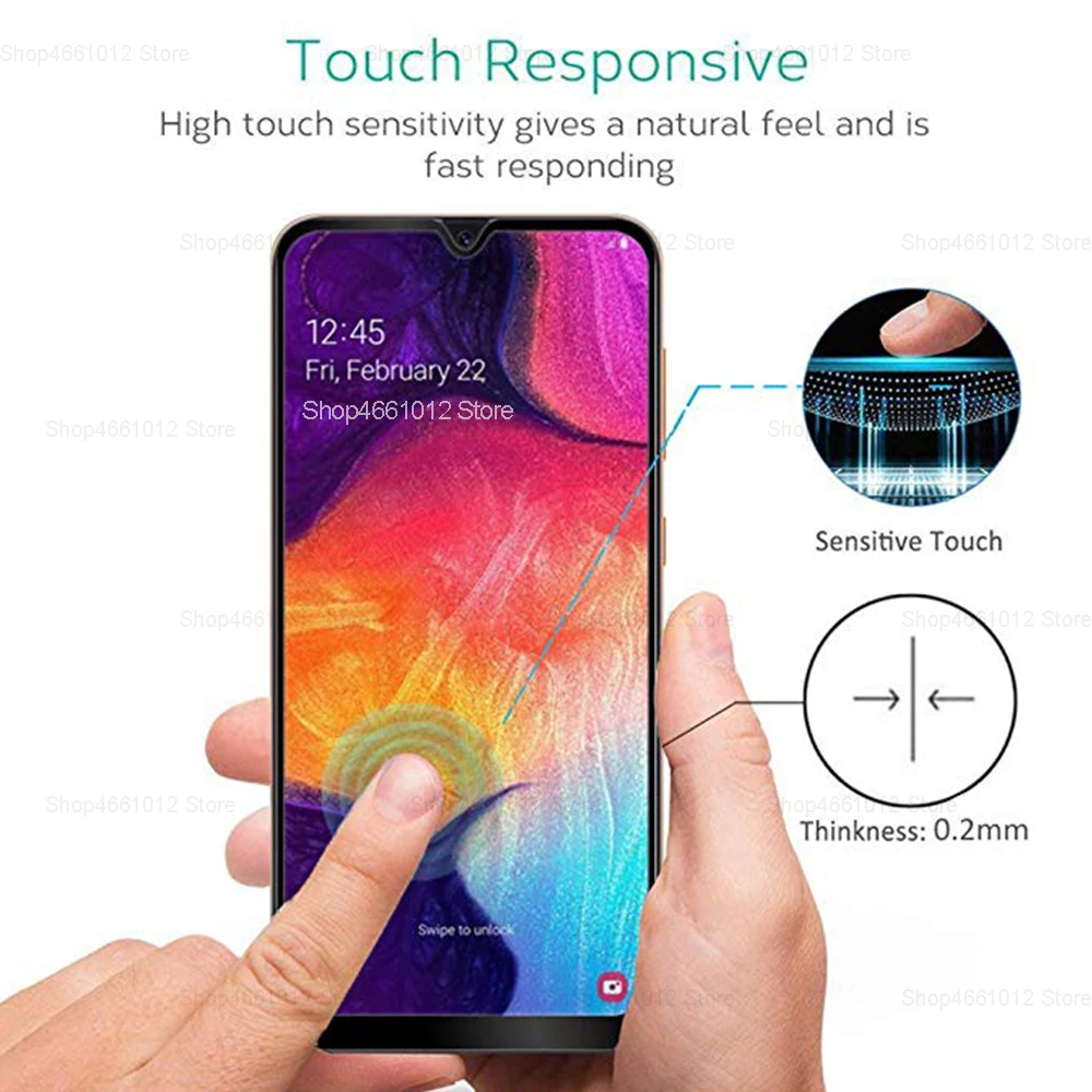 Защитное стекло для Samsung Galaxy A50 A40 A30 Защитная пленка экрана закаленное на sumsung galax a
