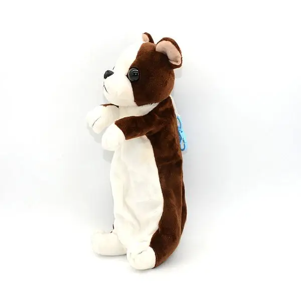Border Collie Пенал, школьные принадлежности, плюшевый пенал Escolar Box Estuches Para El Colegio Trousse Scolaire Stylo Pencilcase Cute Aniaml - Цвет: Border Collie