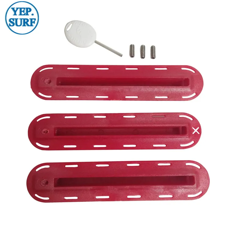 Бесплатная доставка Futures Red Fins Box с ключом для серфинга цветные Future Plug