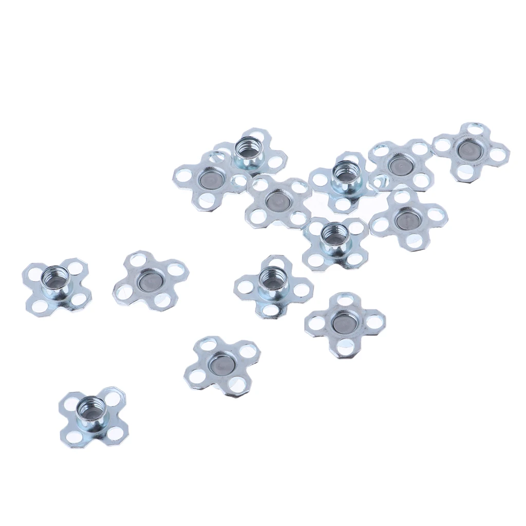 14pcs Golf Shoe Spikes Replacements Metal Thread Cleats with Traction Stability Environmental Training Aids | Спорт и развлечения