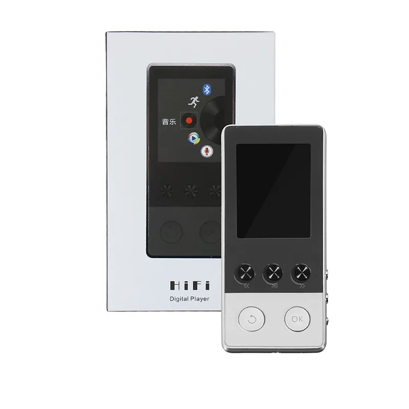 Mp3 плеер LEORY с поддержкой bluetooth 8 ГБ 1 дюйма FM радио и диктофоном|mp3 player|lossless mp3bluetooth mp3