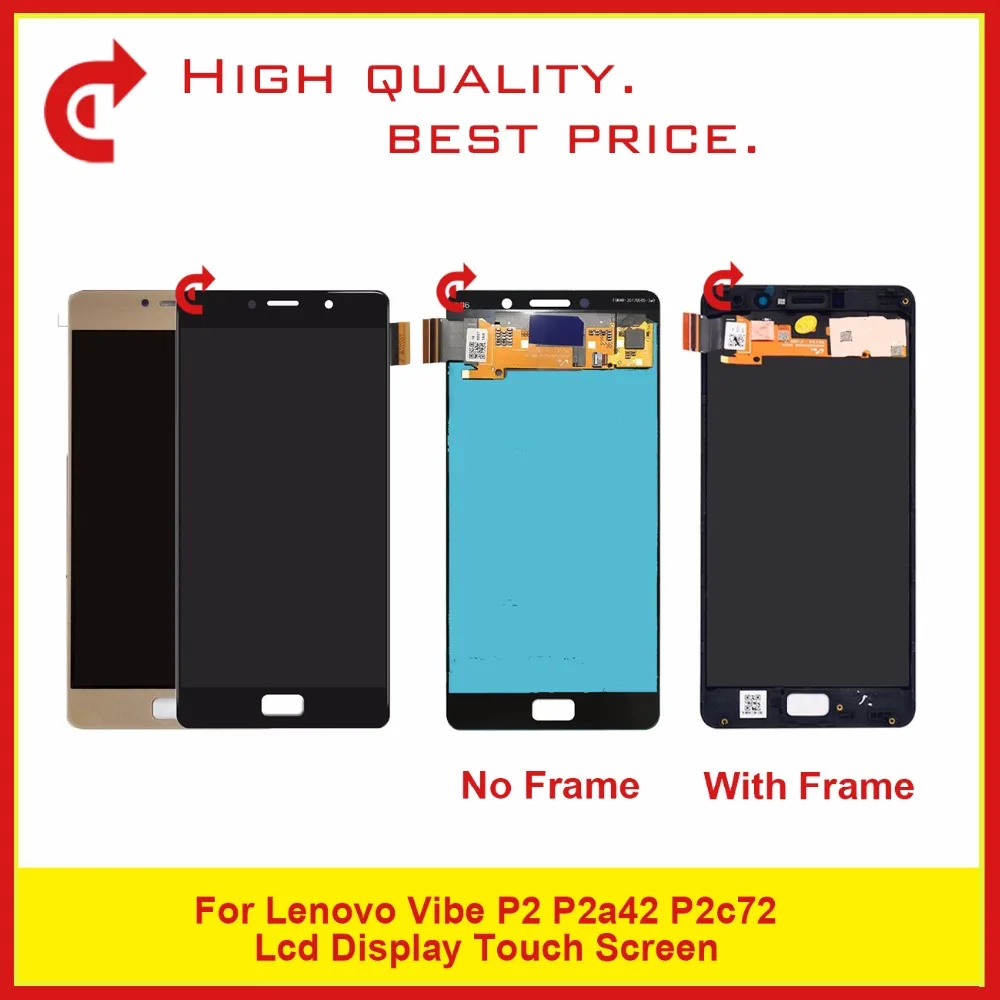 5 шт./лот высокое качество &quotдля Lenovo Vibe p2 P2a42 P2c72 ЖК дисплей с сенсорным экраном