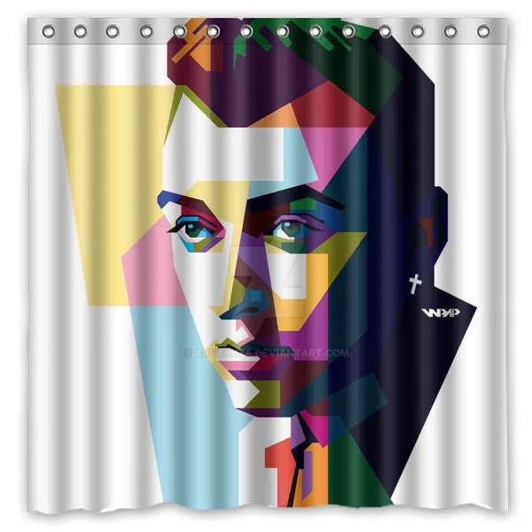 Sam Smith печатная Ванна Душ занавеска s Водонепроницаемый полиэстер ткань для