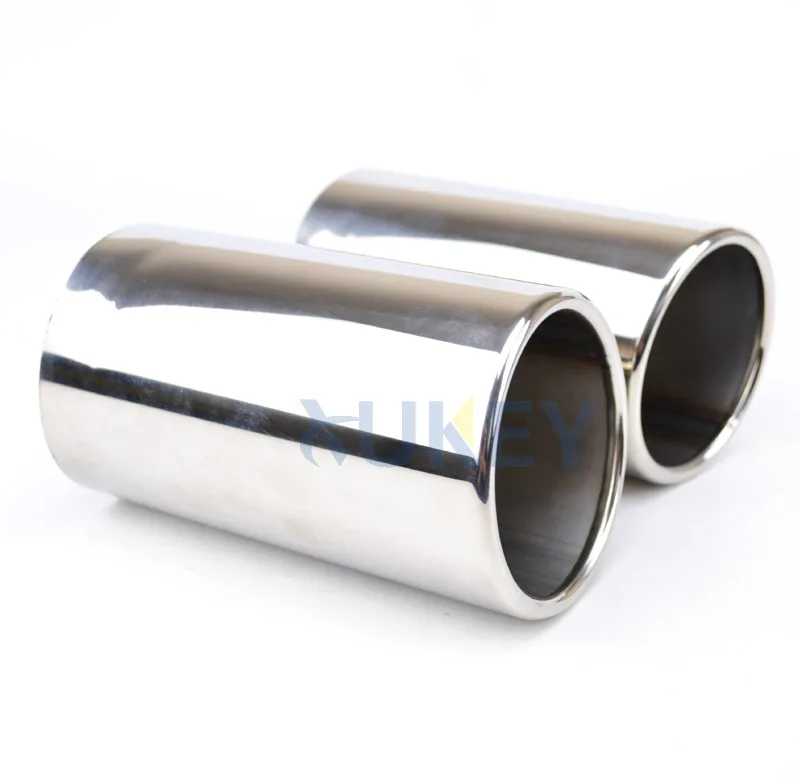 2 шт. наконечник выхлопной трубы для Volvo S60 V60 Xc60 2011 2012 2013|pipe end|stainless steel trimschrome exhaust trim