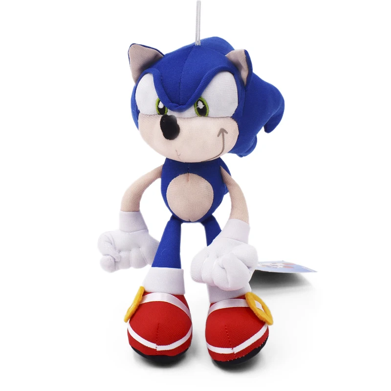 6 стилей, игрушки Sonic Peluche, черный, синий и красный плюшевый Соник, мягкие куклы, подарок для детей на Рождество
